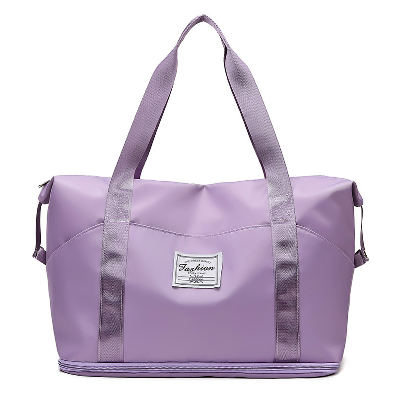 Bolsa de viaje de corta distancia simple ocio deportes fitness bolsa estilo coreano gran capacidad bolsa de hombro escalable estudiante ocio bolsa