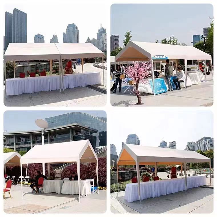 停车篷广告帐篷户外停车展览集市摆摊雨篷铁管加厚布加粗四脚宏宇