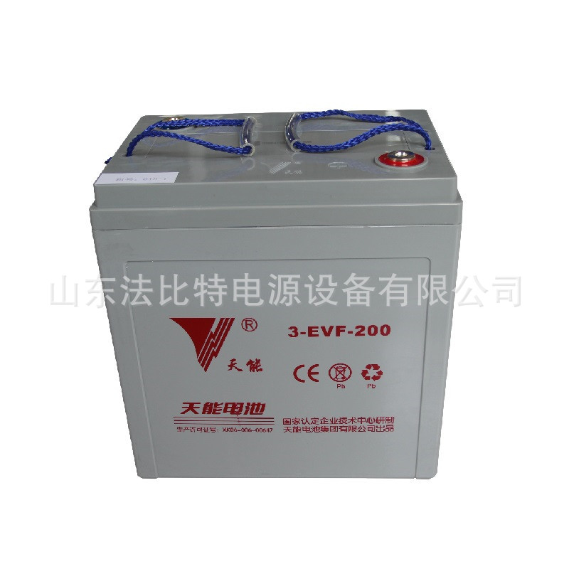 原装天能免维护蓄电池3-EVF-200免维护6V200电动四轮车 含税包运
