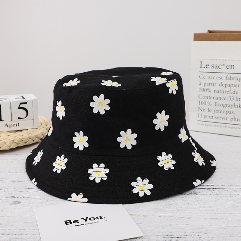 Unisex Casual Flower Wide Eaves Bucket Hat display picture 6
