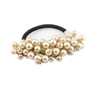 Handmade Beaded Pearl Hair rope Korean fashion lady leather band hairpin