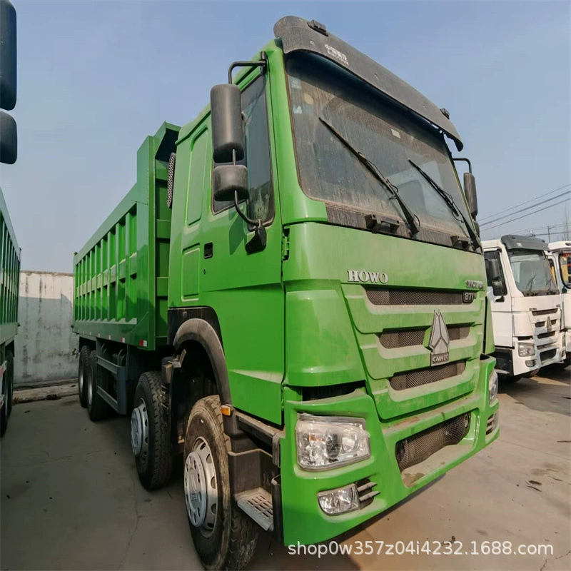 Б/у самосвал Auman 8x4 для перевозки песка и гравия 8.5m большой ящик