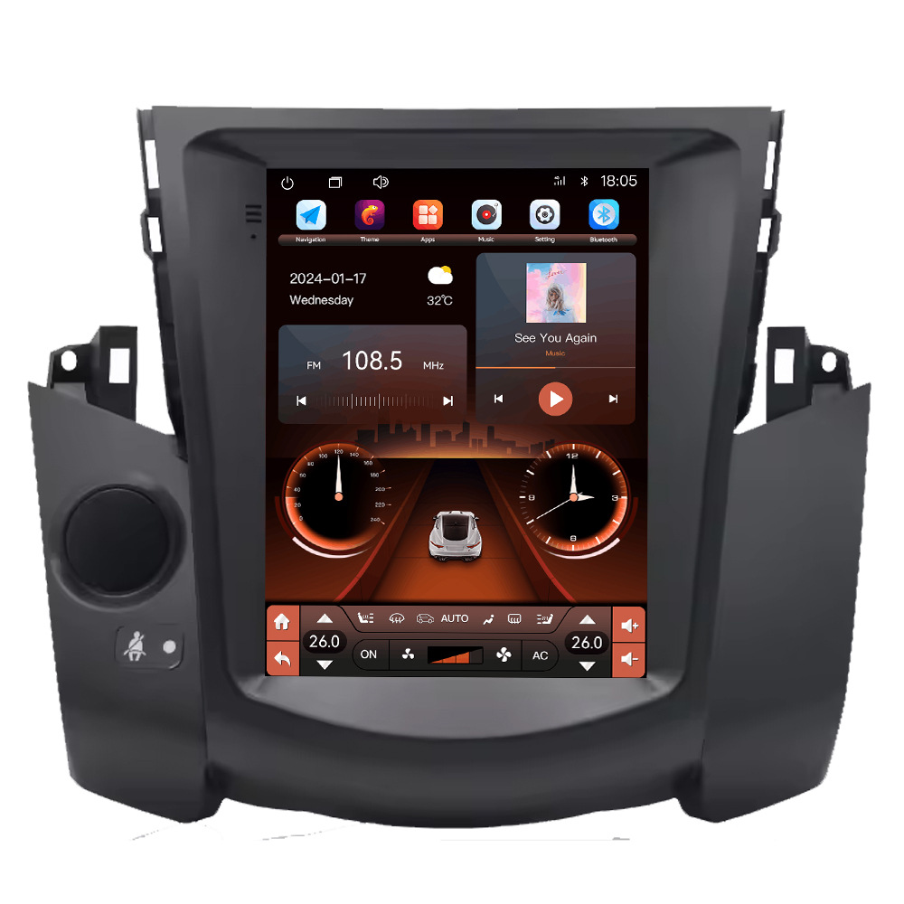Chezai RAV4 2006-2012 Car Audio, Car GPS, Large Screen Smart Unit (Other Automotive Communications) - 4-core-2g32gcp