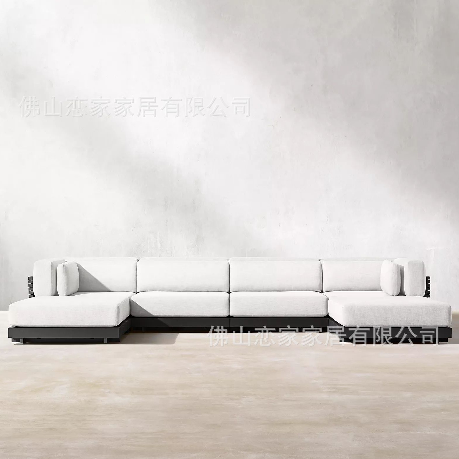 Al Aire Libre de alta gama de aluminio anti-óxido sofá Hotel terraza al aire libre jardín ocio impermeable protector solar sofá muebles