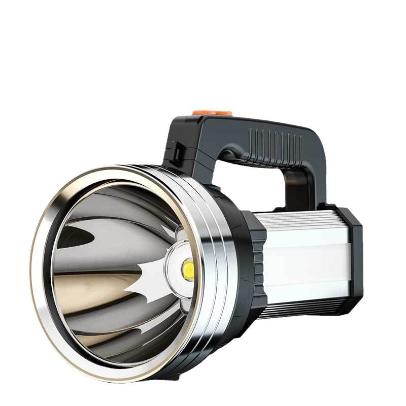 Linterna de Mano Recargable de Luz Potente COB, Salida USB