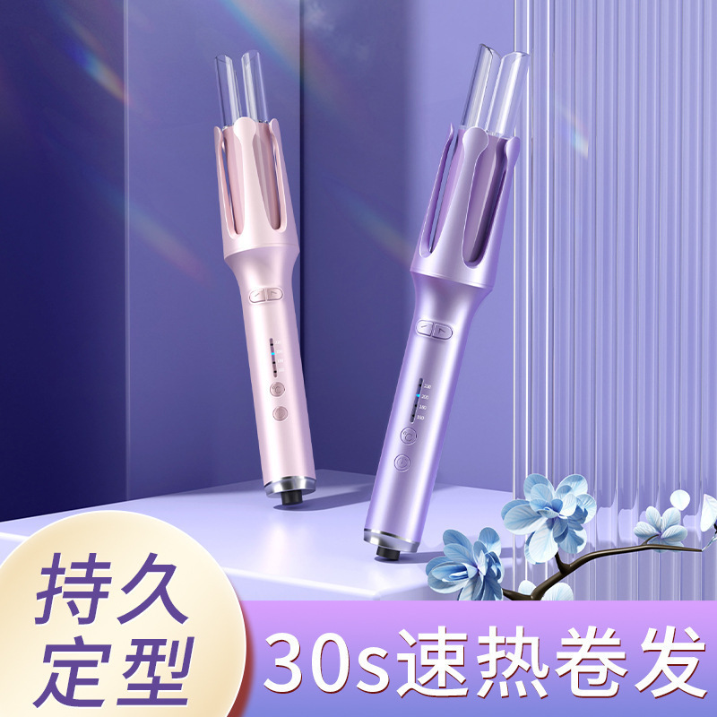 Cross-Border Fully Automatic Curling Iron for Large Curls and Waves, Electric Rotating Hair Iron That Does Not Damage Hair, Negative Ion Curling and Hair Care