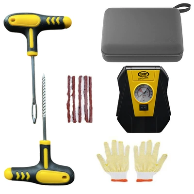 Wireless car inflator Hava nasosu - yellow-package-1