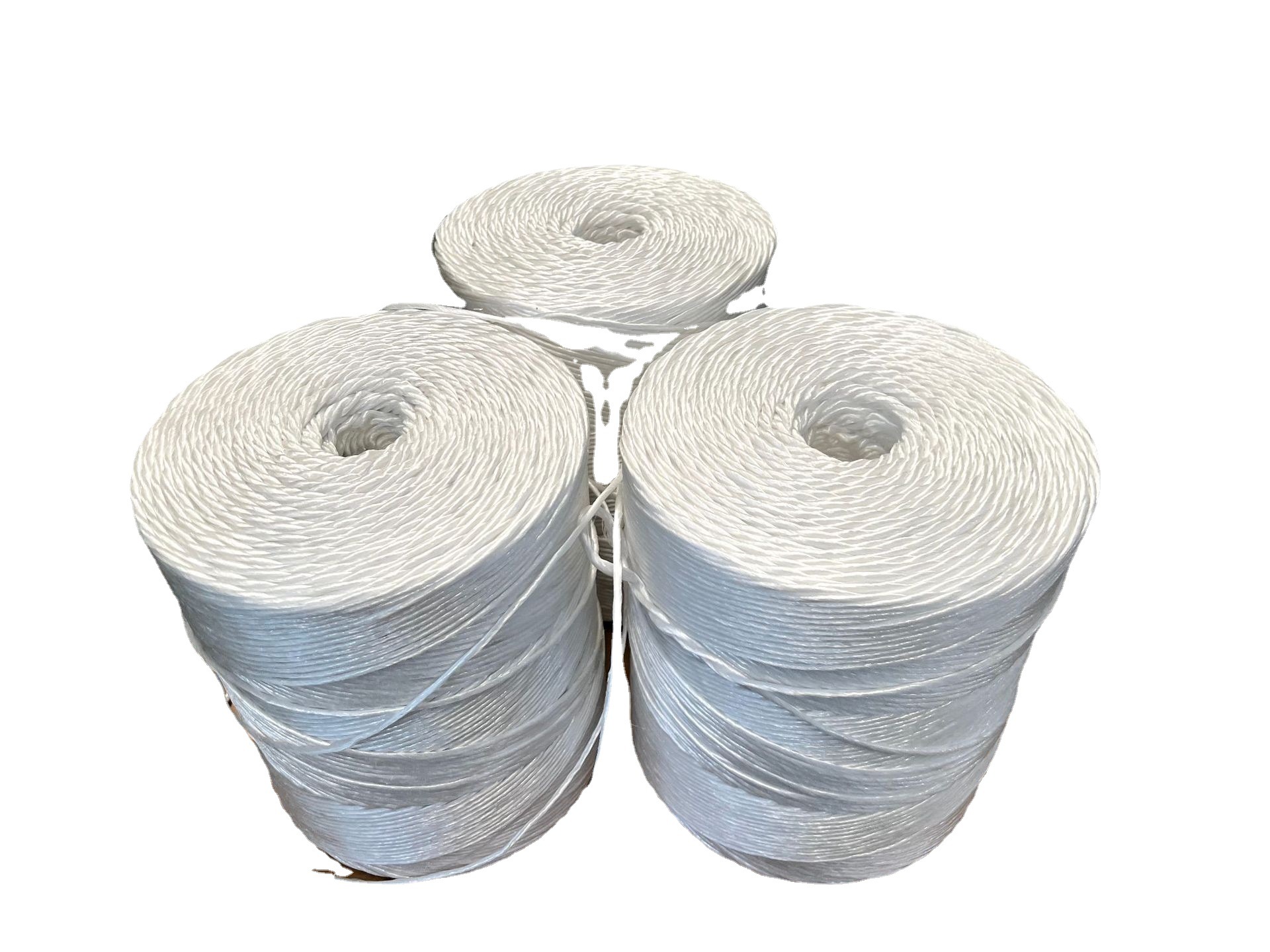 FUENTE Malla al por mayor de fábrica nuevo material cuerda de paja blanca de alta resistencia cuerda de plástico paquete cuadrado 440 cuerda de embalaje