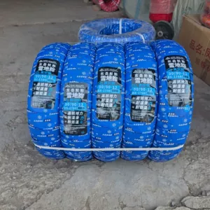 Dongyue 3.00/3.50-10 motosiklet şinləri, 90/90-12 qalınlaşdırılmış 6 qat vakuum