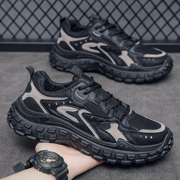 Sports dad shoes for men in spring and autumn new breathable mesh…