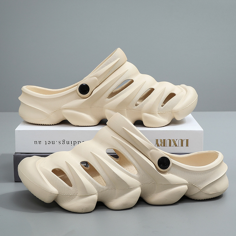 Dongdong zapatos para hombres de verano nuevo estilo de moda hombre gran coco zapatillas deportivas casuales de moda antideslizantes sandalias EVA