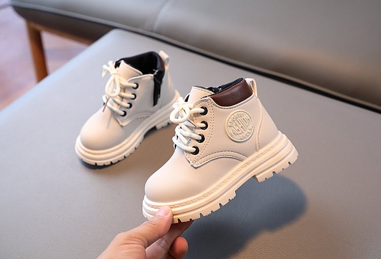 Martin 2024 Autumn/Winter New Children's Shoes Girls' Baby Little Yellow Boys' Casual Short Boots_voghion.com