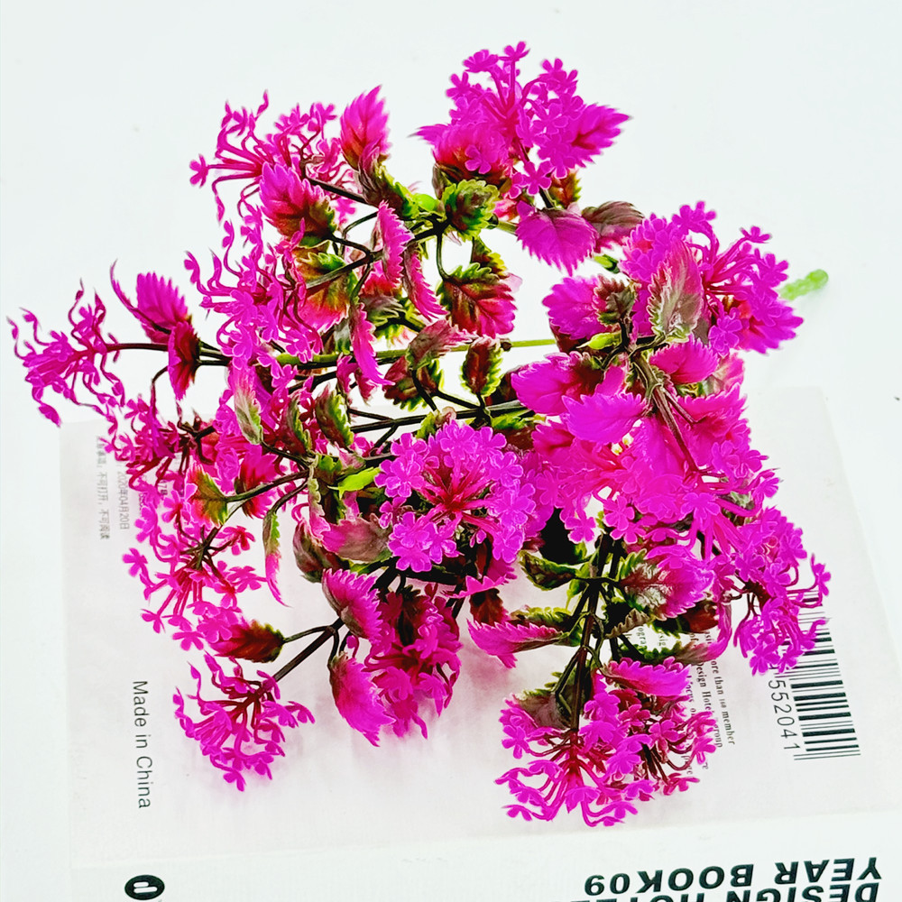 6 hortensias loto rojo puro