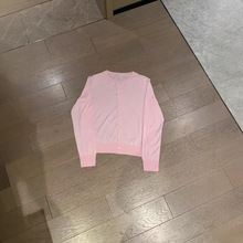 030434 春夏新品女款2025糖果色针织衫  大弹力出游减龄百搭开衫