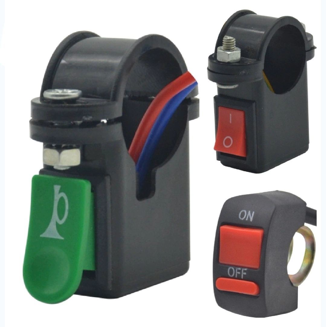 Электромобиль мотоцикл фара переключатель рожка электрический велосипед трехколесный рожок модификация одного переключателя в сборе