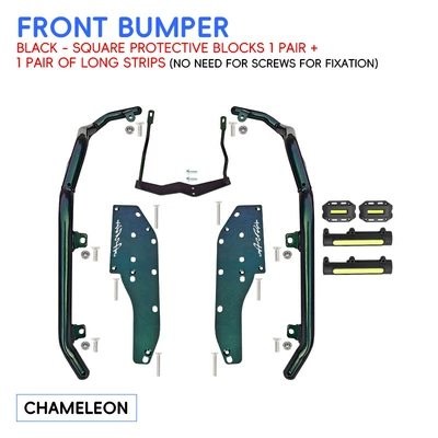 protective bars, modification, Motorcycle bumper - chameleonenhanced-front-bumper-black-protective-block