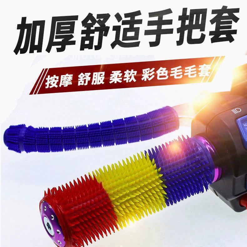 Ручки для руля мотоцикла, резиновые ручки для электромобилей, аксессуары, летние противоскользящие перчатки для руля, универсальные дышащие чехлы для руля, пользующиеся большим спросом.