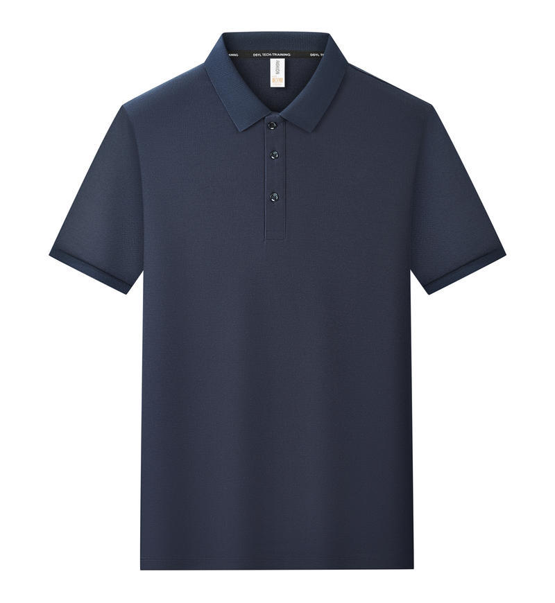 Suministro transfronterizo de comercio exterior para Europa y América, polos de gran tamaño para hombre, absorbentes del sudor, con logotipo impreso personalizado.