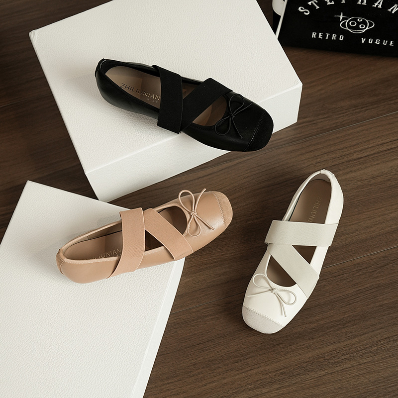 Timeless 338-2 Versatile Elastic Band Cross-Over Ballet Flats Soft Sole Shallow Mouth Round-Toe Mary Jane Women's Shoes Timeless 338-2 Versatile Elastic Band Cross-Over Ballet Flats Soft Sole Shallow Mouth Round-Toe Mary Jane Women's Shoes
