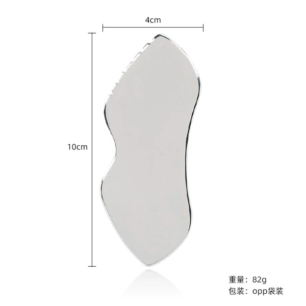 Lip-shaped scraping board-nude goods