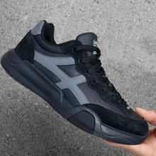 外贸男鞋软底时尚百搭户外休闲跑步鞋圆头系带复古潮流运动鞋男