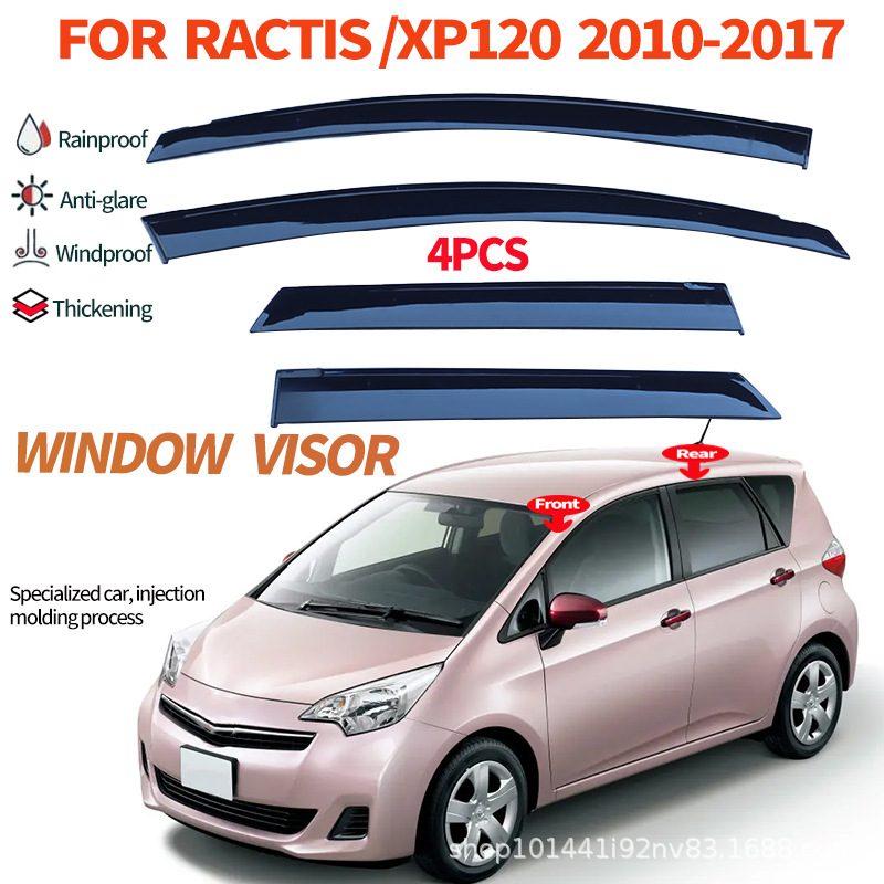Ractis Rain Shield Ncp120 10 12 14 16 18 Years Ncp120 Window Rain Eyebrow Door Rain Shield