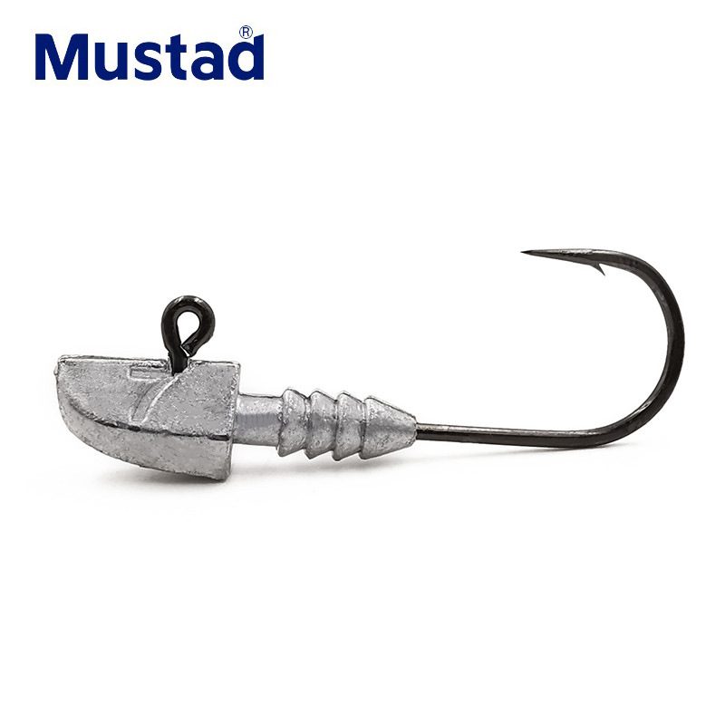 Mustad慕斯达CNJH03战斧铅头钩海鲈钩防滑软饵路亚钩锋利海钓鱼钩