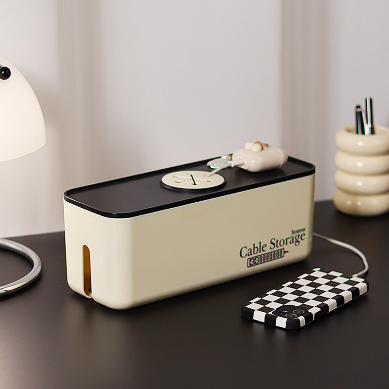 Scandinavian Style Wire Storage Box Charger Power Cord Hidden Mobile Phone Computer Tablet Socket Drag Line Board Cable Manager Scandinavian Style Wire Storage Box Charger Power Cord Hidden Mobile Phone Computer Tablet Socket Drag Line Board Cable Manager