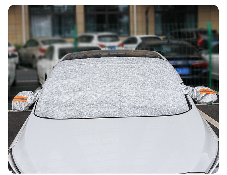 Car snow cover car magnetic snow cover car snow cover new energy winter thickening anti-frost anti-freeze front gear