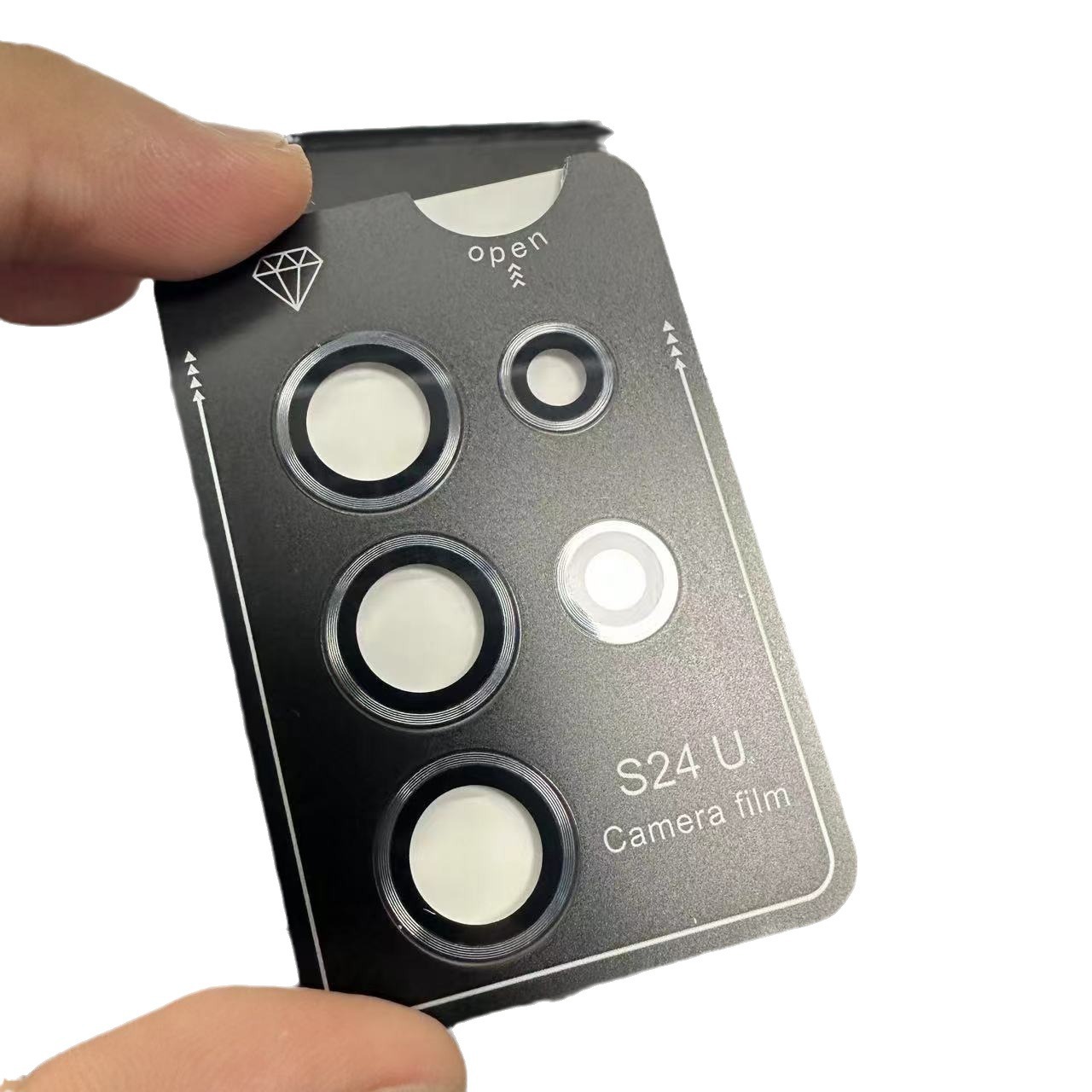 Adecuado para Samsung S24 película de la lente s24ultra con placa base de posicionamiento Eagle anillo de protección para los ojos s24plus Cámara