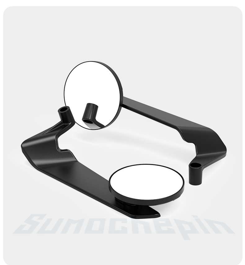 Motorcycle Electric Vehicle Modified New Fixed Wing Rearview Mirror Maverick Nine Core Universal Large Field of View Reflector