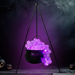 ハロウィーン装飾室内-DIY泡大鍋セット家庭キッチン部屋パーティーテーブルの幽霊