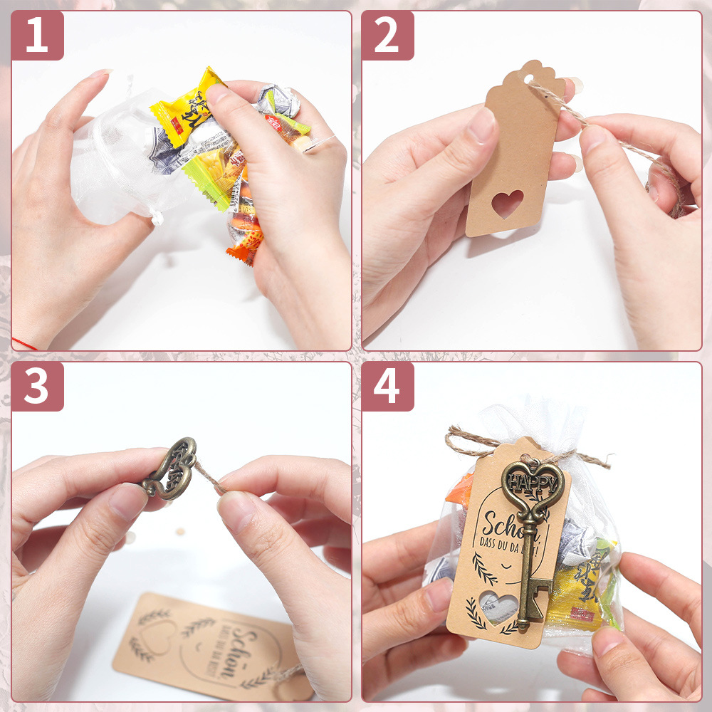 Amor creativo clave botella abridor boda Festival fiesta cumpleaños fiesta ducha regalo de boda