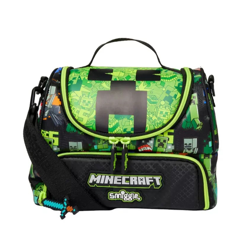 Mochilas escolares australianas smiggle para niños y niñas, mochilas de gran capacidad para estudiantes de primaria, mochilas infantiles de dibujos animados de minecraft.