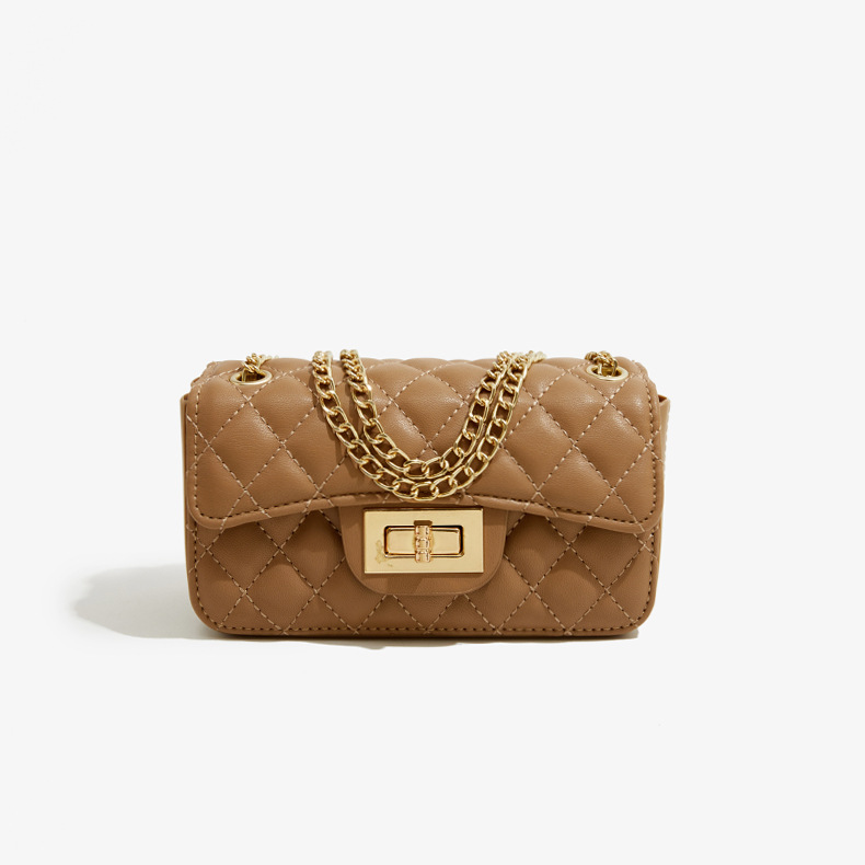 Women's Crossbody Small Square Bag In Pu Leather Fashion Handbag_voghion.com