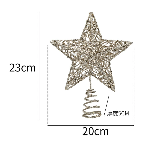 20cm champagne gold