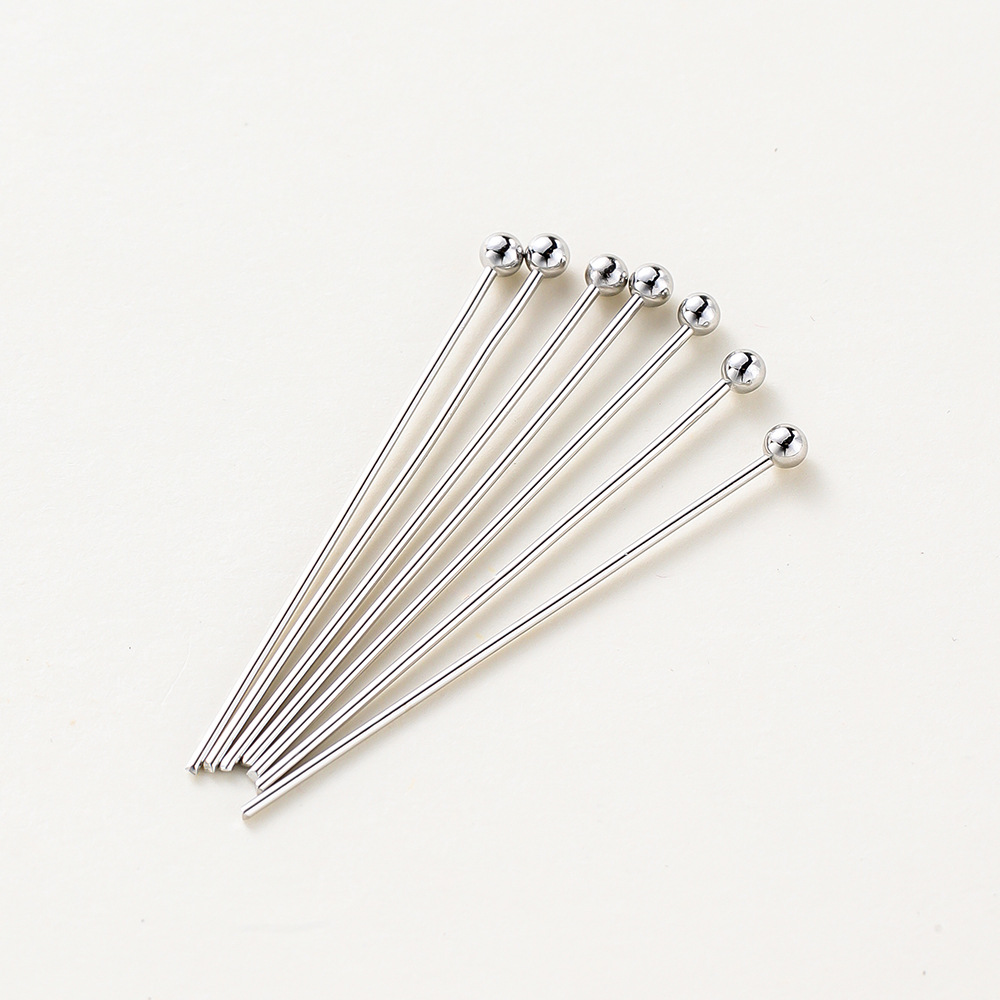 Platinum color-preserving ball head needle