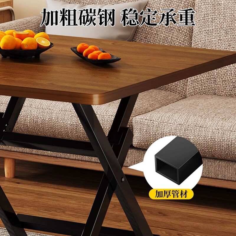 折りたたみテーブル、小さなテーブル、ダイニングテーブル、家庭用シンプルラウンドテーブル、賃貸住宅、屋外ポータブル屋台、食事用正方形テーブル|undefined