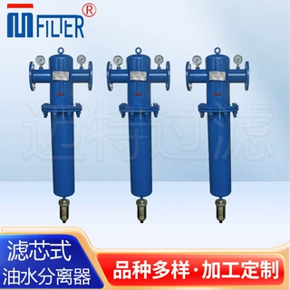汽水分离器压缩空气精密过滤器蒸汽管道汽液分离除水除菌自动排水