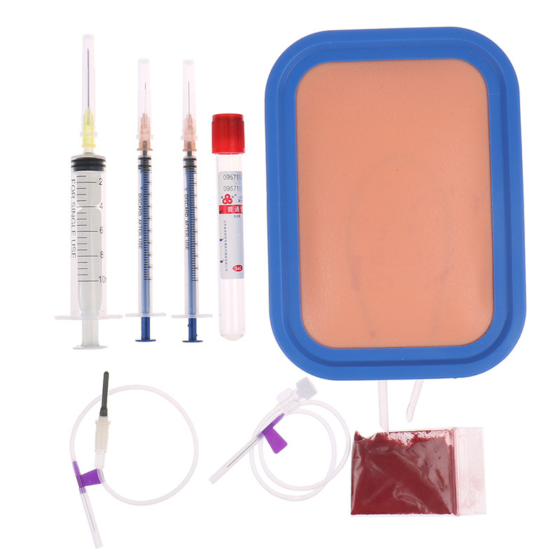 Cross-Border Student Acupuncture Practice Kit Skin Injection Practice Module Intravenous Training Skin Model in Stock