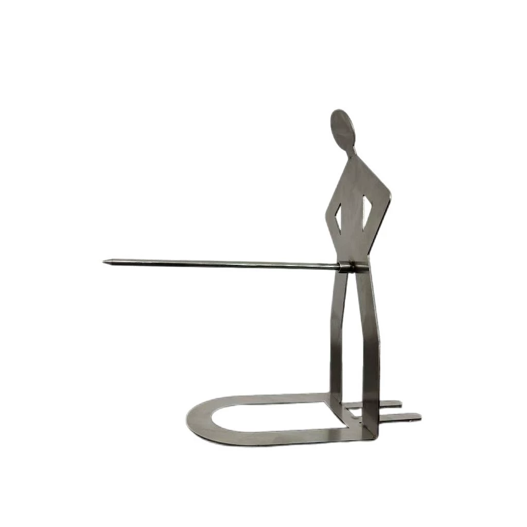 Кросс-бордерный хит продаж: держатель для сосисок из нержавеющей стали для барбекю на открытом воздухе, в форме человека