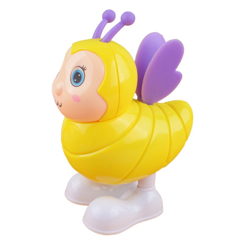 Cadena de juguete de salto de primavera abeja saltando nostálgico pequeño juguete de dibujos animados para niños pequeño puesto de animales al por mayor