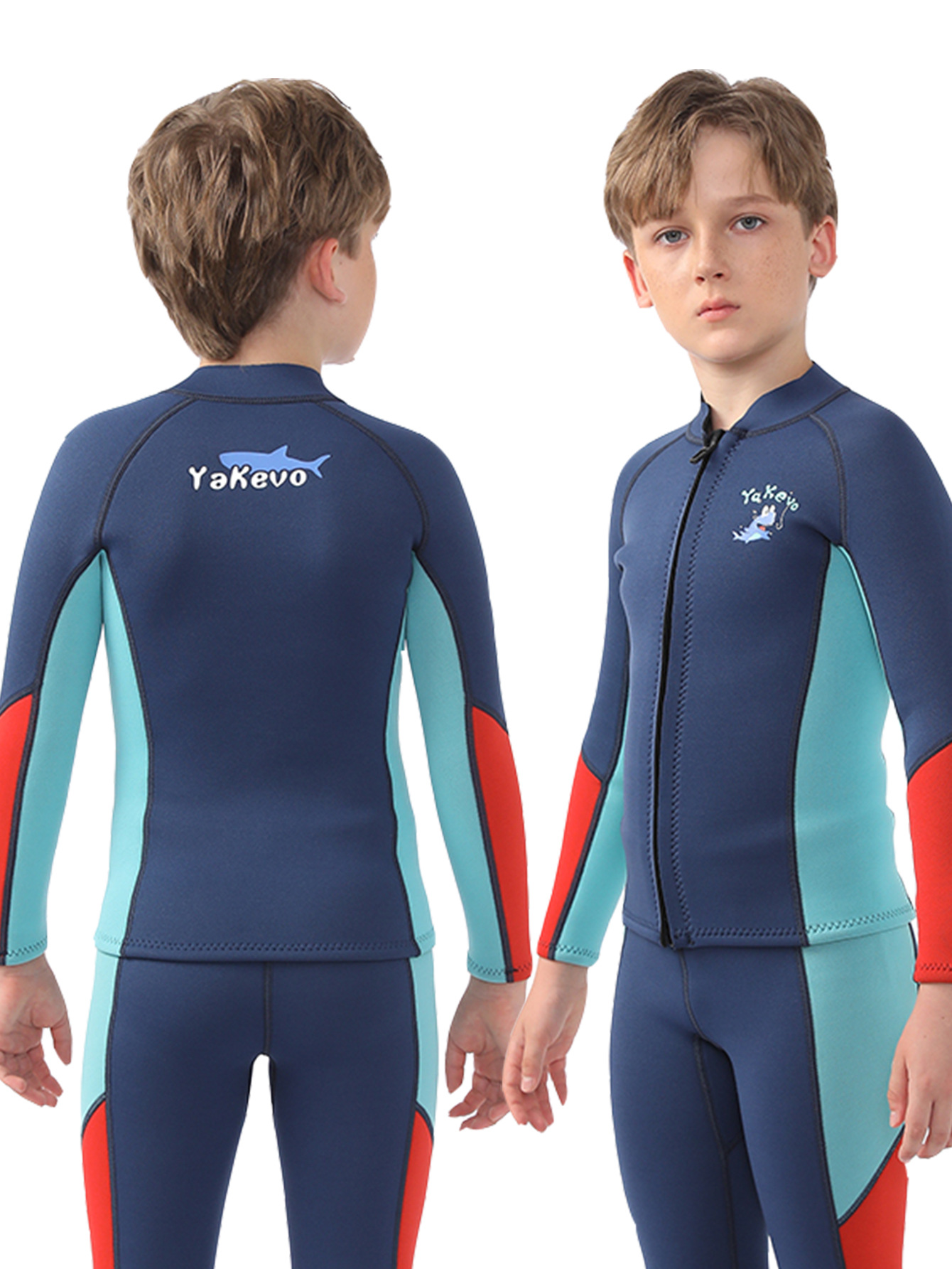 Top azul marino de 2 mm