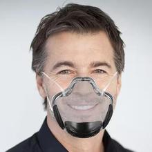过滤器口罩 PC塑料 彩色 透气 防雾 隔离 防护透明 面罩 带呼吸阀