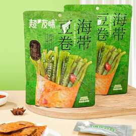 超友味100g海带豆卷香辣味袋装休闲香脆宿舍夜宵解馋下饭菜零食批