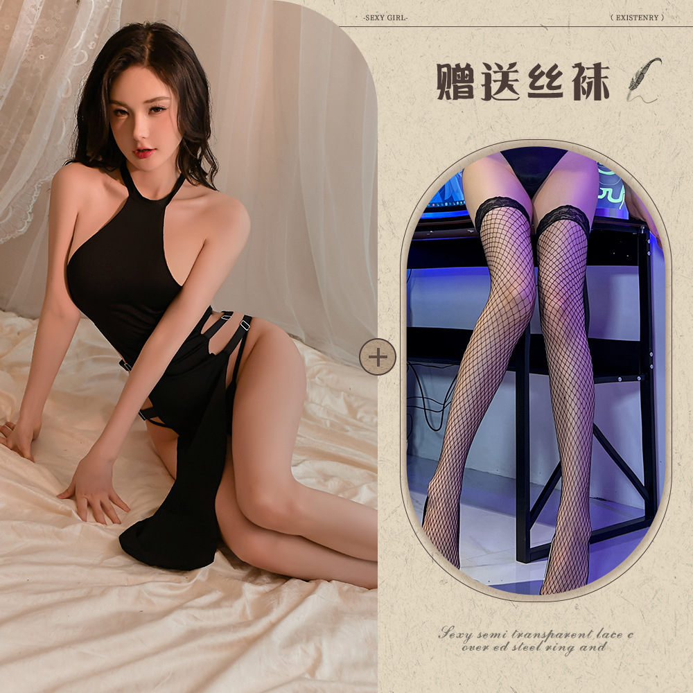 블랙 블랙 넷 스타킹