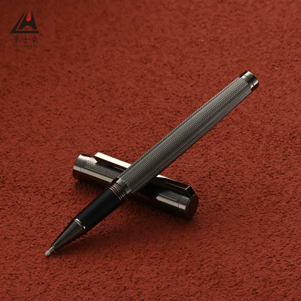 Factory Promotional Brass Exquisite Carved Signature Gel Pen Business Advertising Gift Signature Orb Printable LOGO