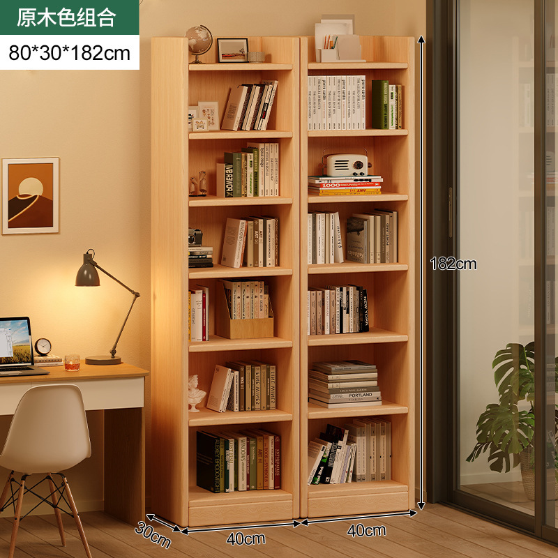 Estante de madera estante de esquina de pared estrecho estante de esquina de piso contra la pared hendidura de esquina simple almacenamiento gabinete de biblioteca doméstica