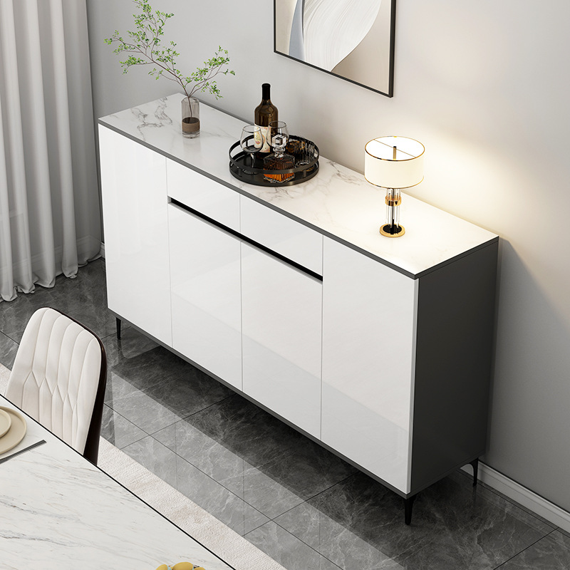 Sideboard Against the Wall Integrated Modern Simple Storage Cabinet Home Living Room Storage Side Cabinet Storage Cabinet Low Cabinet Tea Cabinet