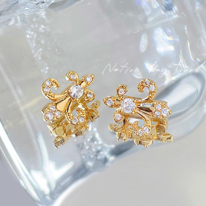 3g Weight Earring Findings Jewelry Making Type 1 Piece Copper Solid Color Earring Findings Earring Accessories